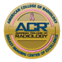ACR breast imaging center of excellence badge