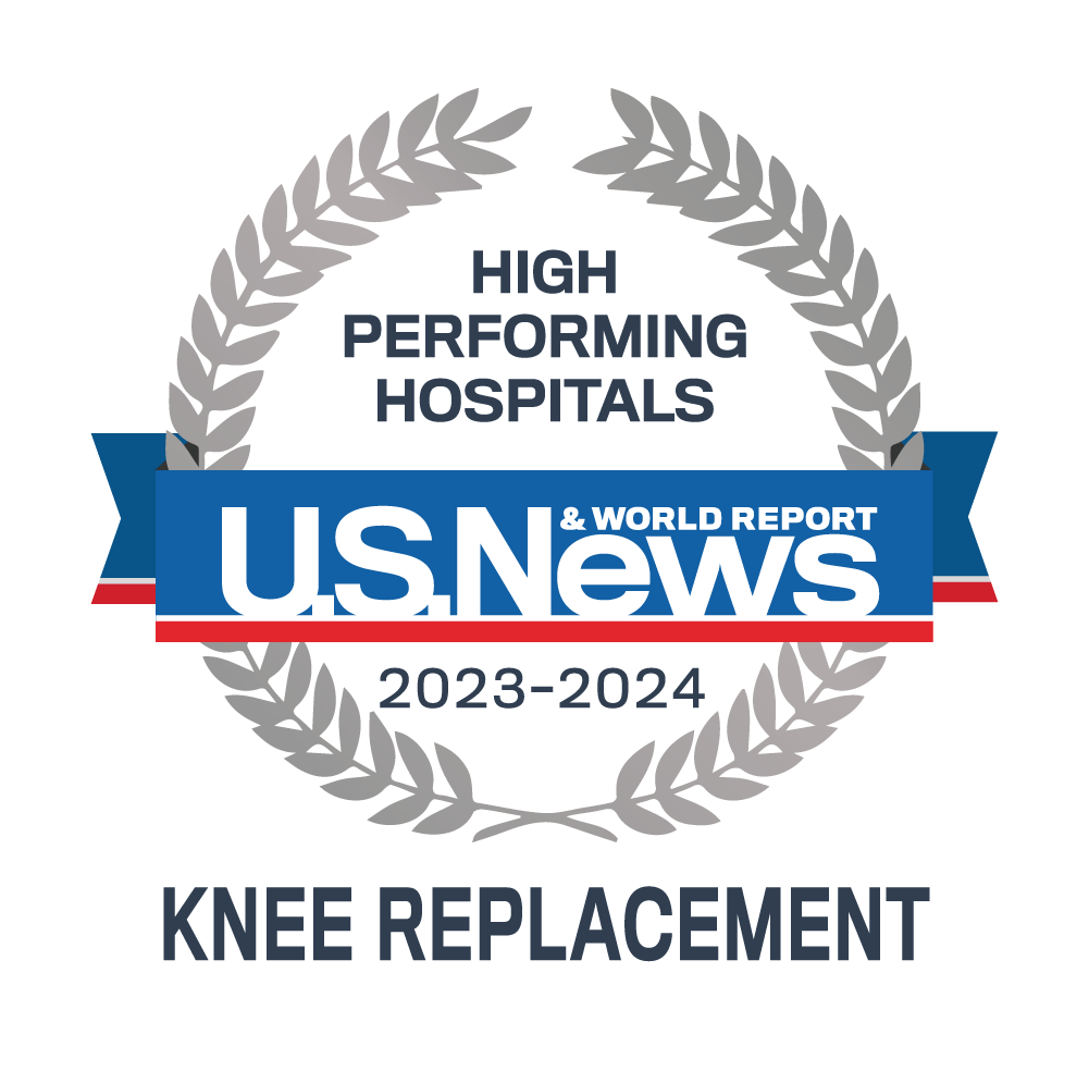 US News and World Report Knee Replacement emblem
