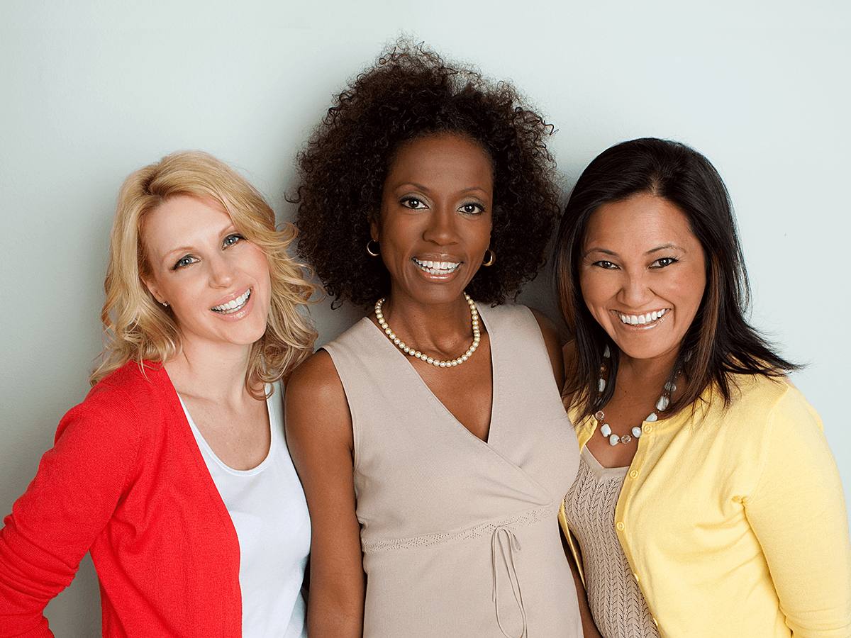 group of women smiling