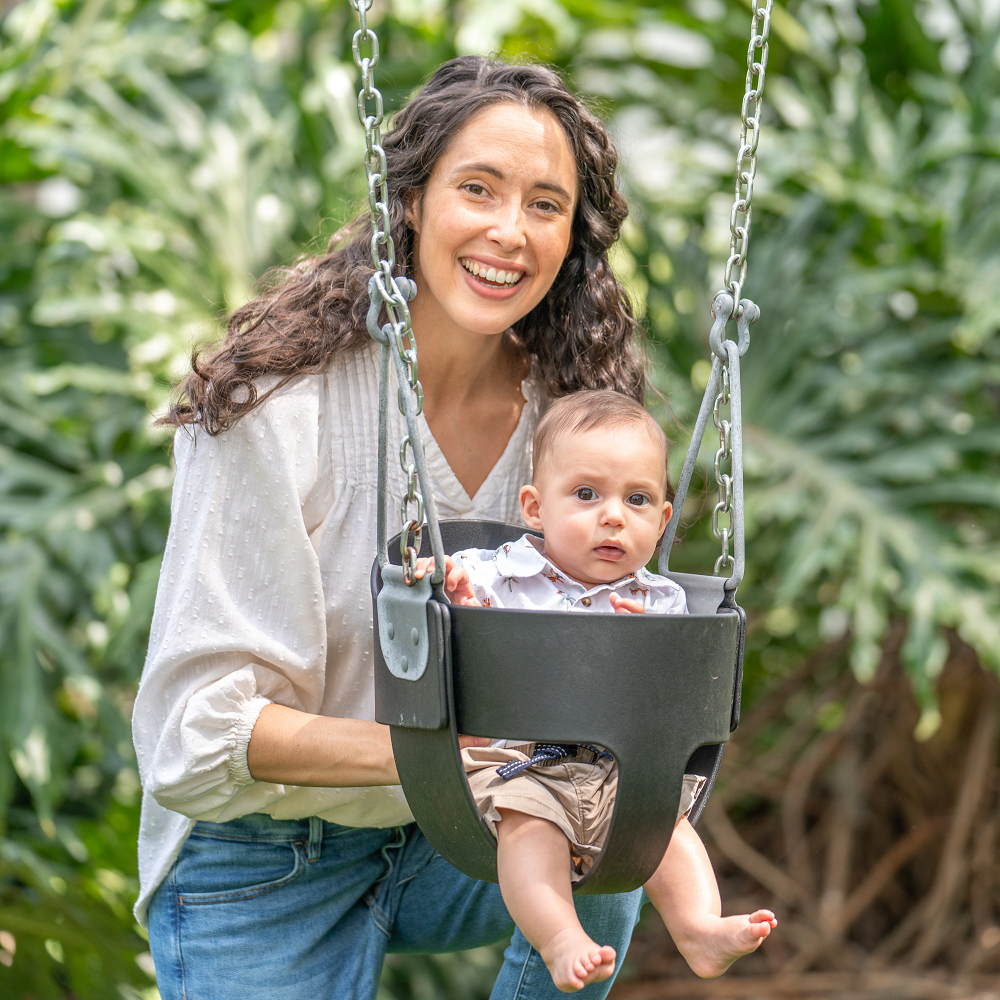 Anjelica Yoder and her baby