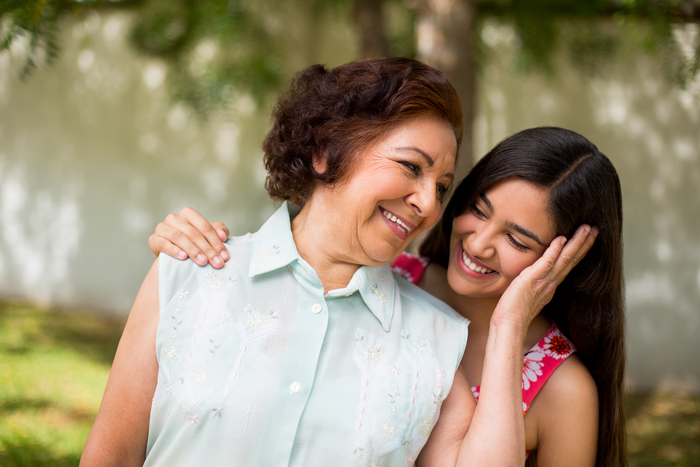 mother and daughter