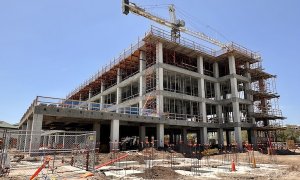 Construction progress April 2025