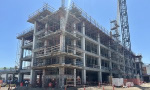 Construction progress April 2025