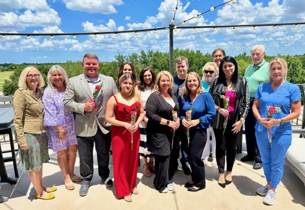 Recipients of the LWRMCF nursing scholarships at the awards luncheon