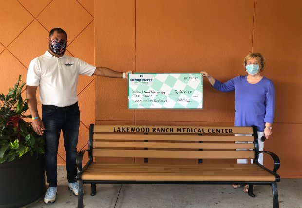 Lakewood Ranch Community Activities Raises $2,000 for the  Lakewood Ranch Medical Center Auxiliary Nursing Scholarship Fund