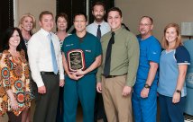 The Center for Wound Healing and Hyperbaric Medicine at Lakewood Ranch Medical Center has been recognized with a Center of Distinction Award for clinical excellence.